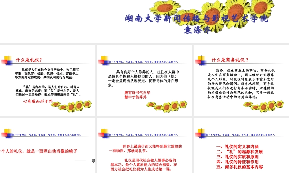 45525 商务礼仪实用教程 袁涤非.ppt