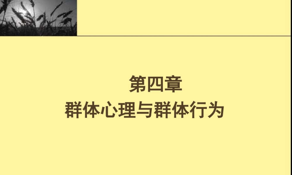 第03章 群体心理与群体行为.ppt