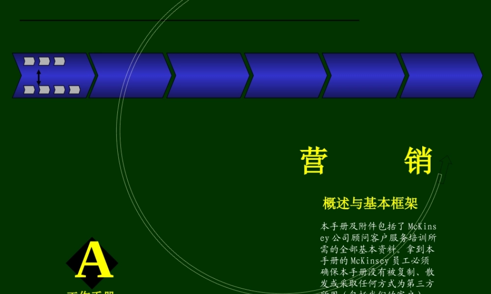 麦肯锡营销咨询手册.ppt