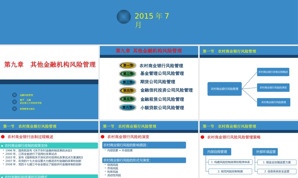 第09章其他金融机构风险管理.pptx