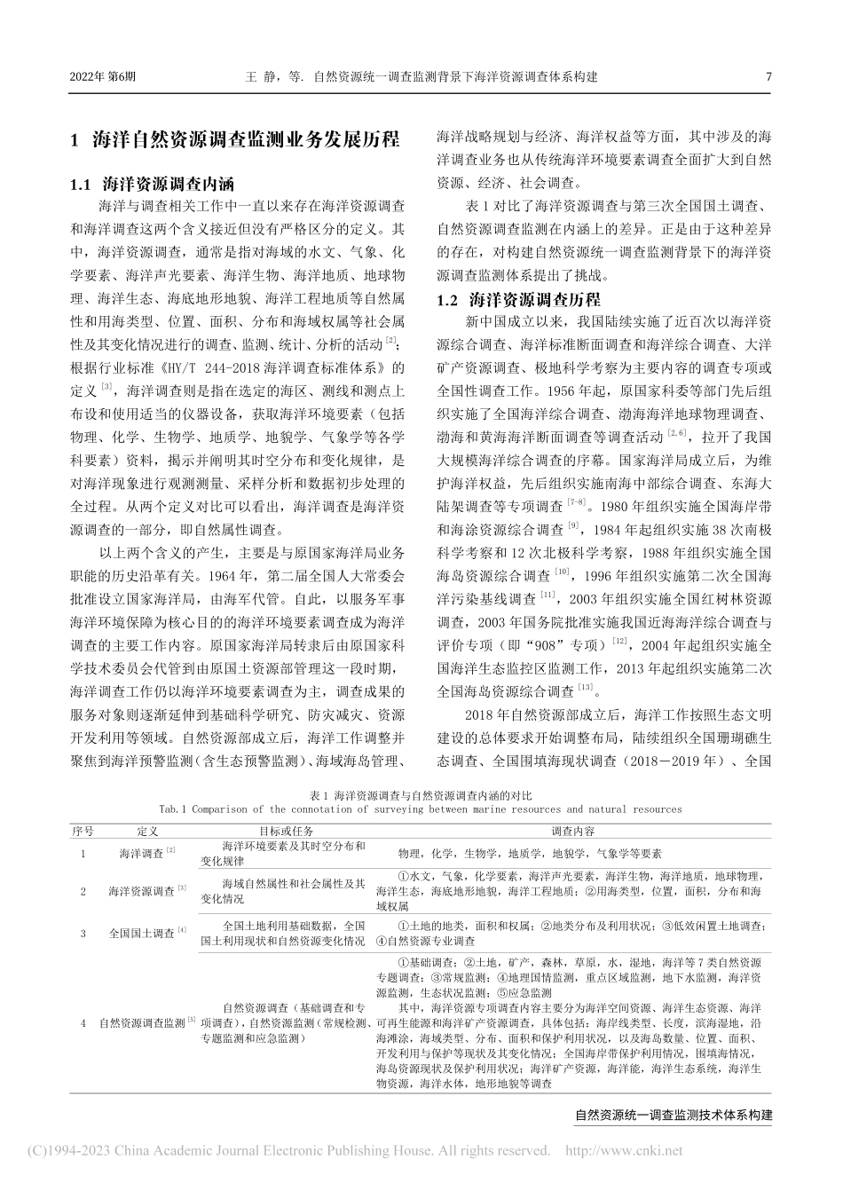 自然资源统一调查监测背景下海洋资源调查体系构建_王静.pdf_第2页