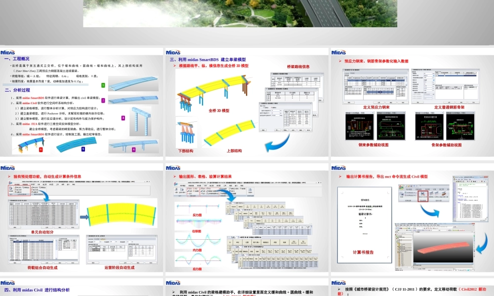 MIDAS桥梁系列软件工程应用交流.pptx