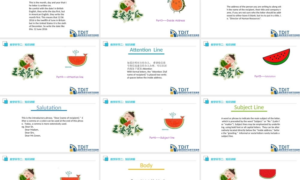 T2.1外贸英文函电的结构.ppt