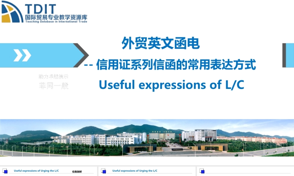 T9.2信用证系列信函的常用表达方式.ppt