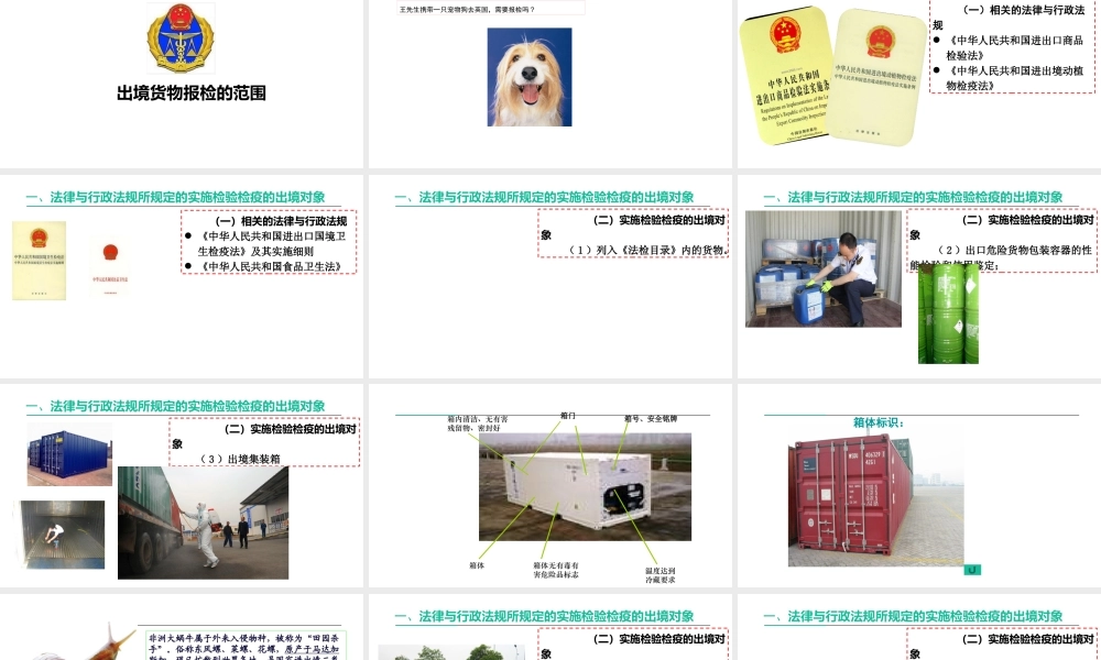 出境货物报检的范围.pptx