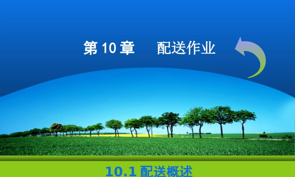 仓储与配送-10.1ppt.ppt