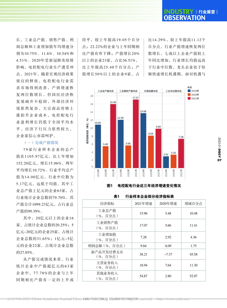 电控配电行业经济运行统计分析报告_孟蝶.pdf_第2页
