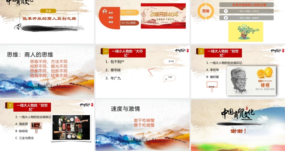 3.4改革开放的商人双创之路.pptx