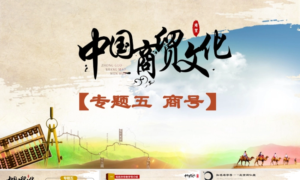 5.3中华老字号的传承发展.pptx