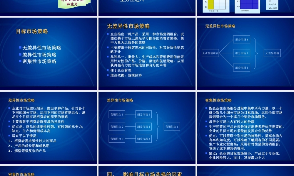 6目标市场选择和市[1]...ppt
