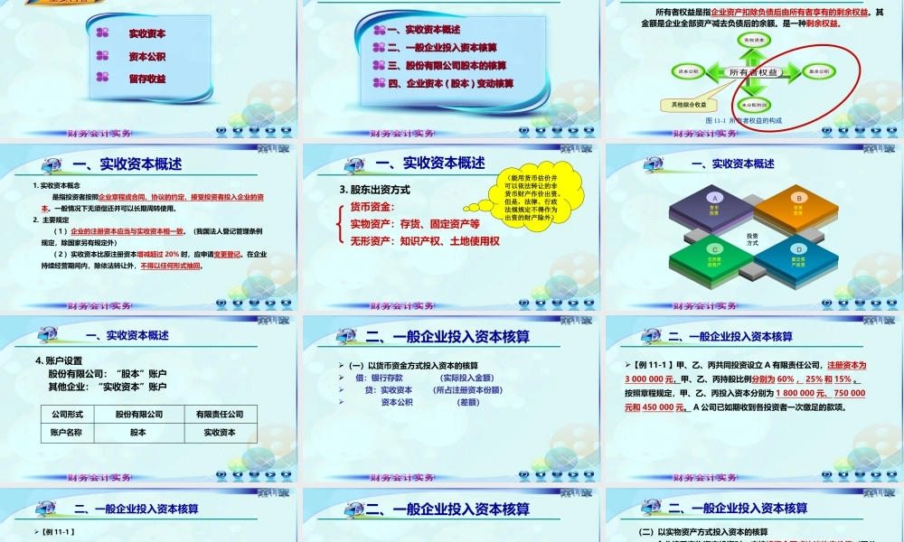 111实收资本.ppt