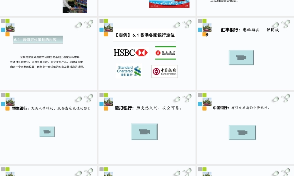 6 找准 “星座”—— 营销定位策划.ppt