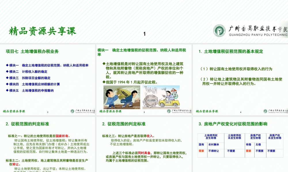 07项目七 土地增值税办税业务.pptx