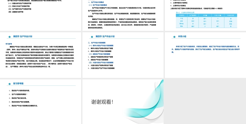 4 第四章 生产与生产计划.pptx