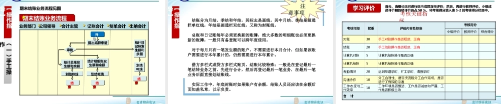 5.2 期末对账与结账..ppt