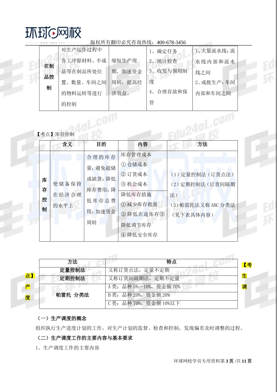2017中级经济师-工商-考点强化班【孙晶晶】-08、第4章生产管理与控制（二）.doc_第3页