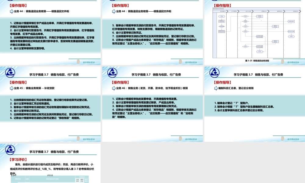 3.7 销售与收款、付广告费..ppt
