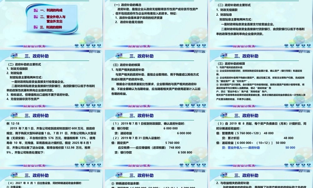 128政府补助（选学内容）.ppt