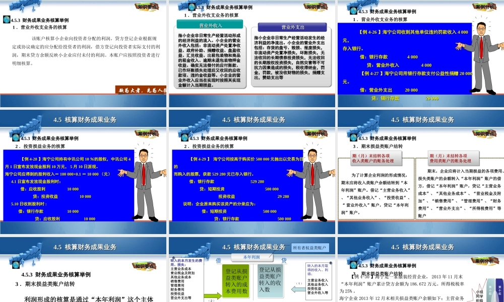 4.5 核算财务成果业务.ppt
