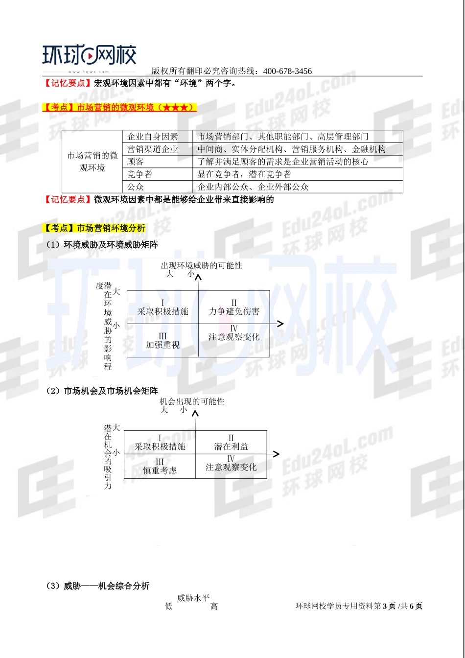 2017中级经济师-工商-考点强化班【孙晶晶】-05、第3章市场营销与品牌管理（一）.doc_第3页