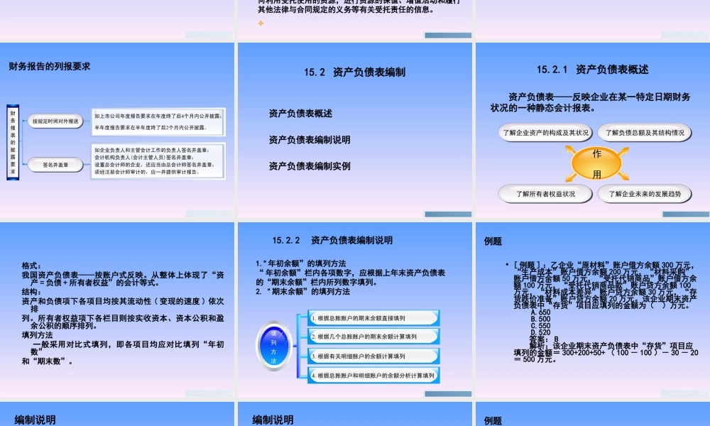 15第15章财务报表.ppt