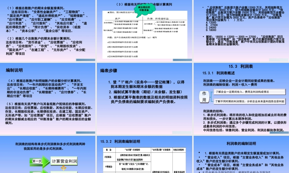 15第15章财务报表.ppt