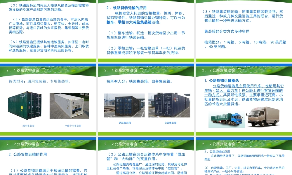 4货物运输.ppt