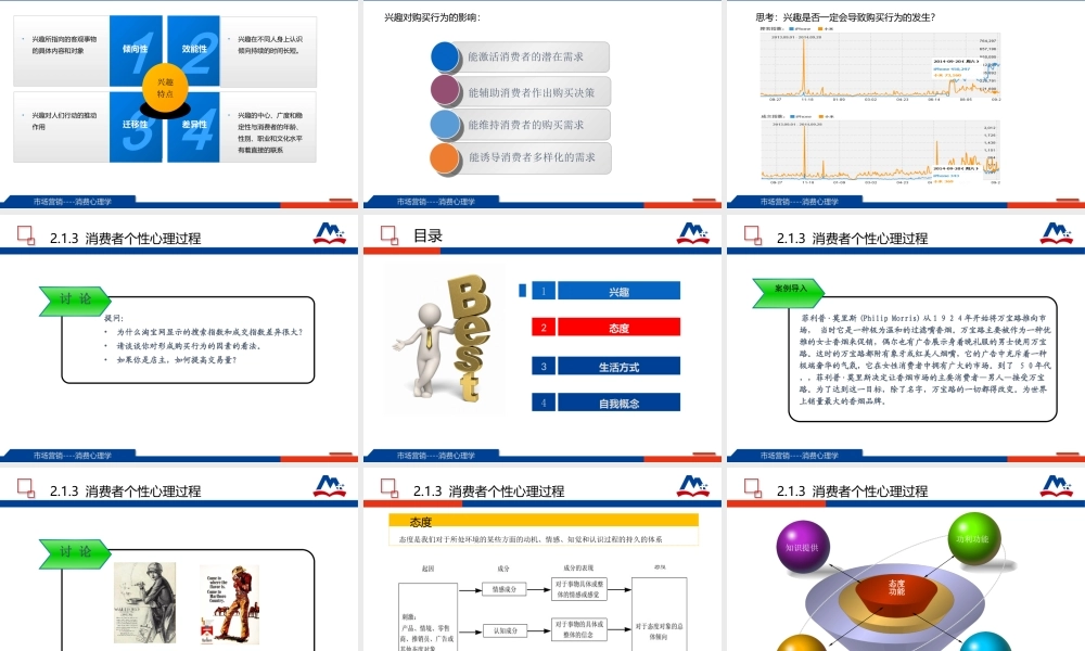 07-2.1.3 消费者个性心理过程.ppt