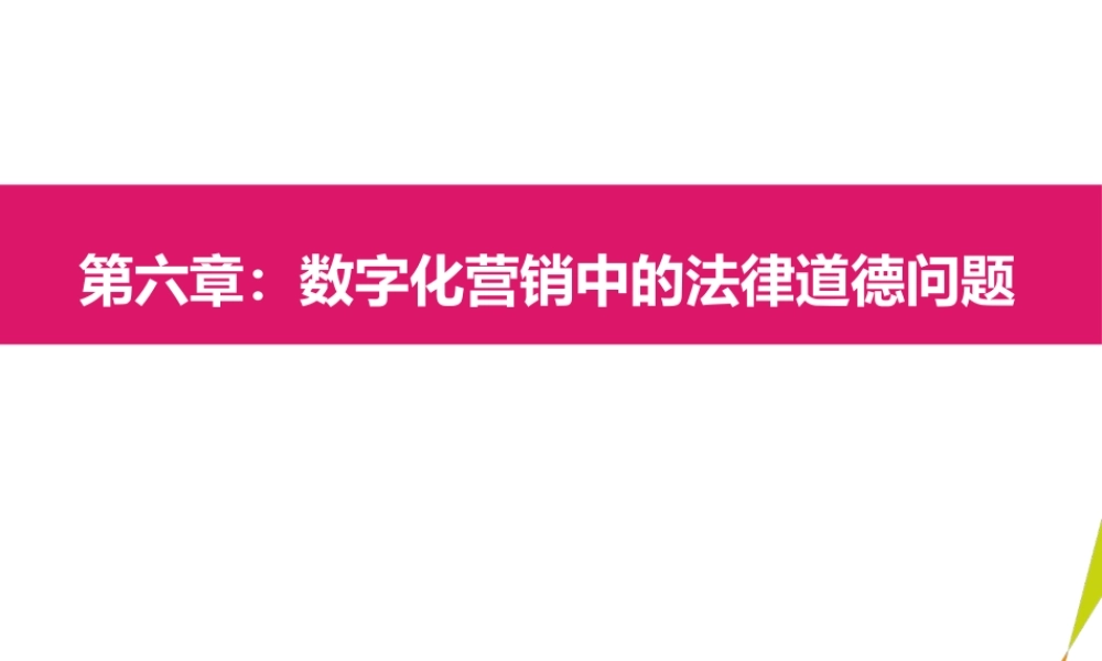 06数字化中的法律道德问题.pptx