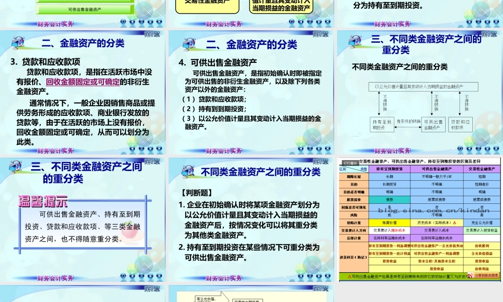 051第五章第一讲金融资产概述1 (上课用）.ppt