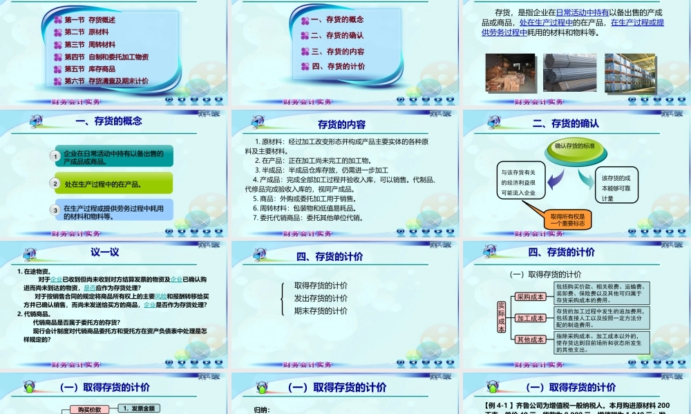 041第一讲存货概述1.ppt
