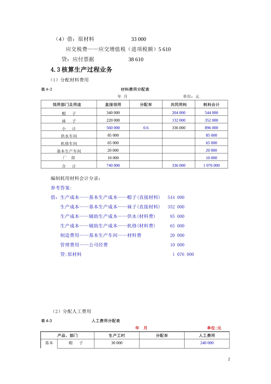 4.第四单元核算企业主要经济业务教材题目参考答案.doc_第2页