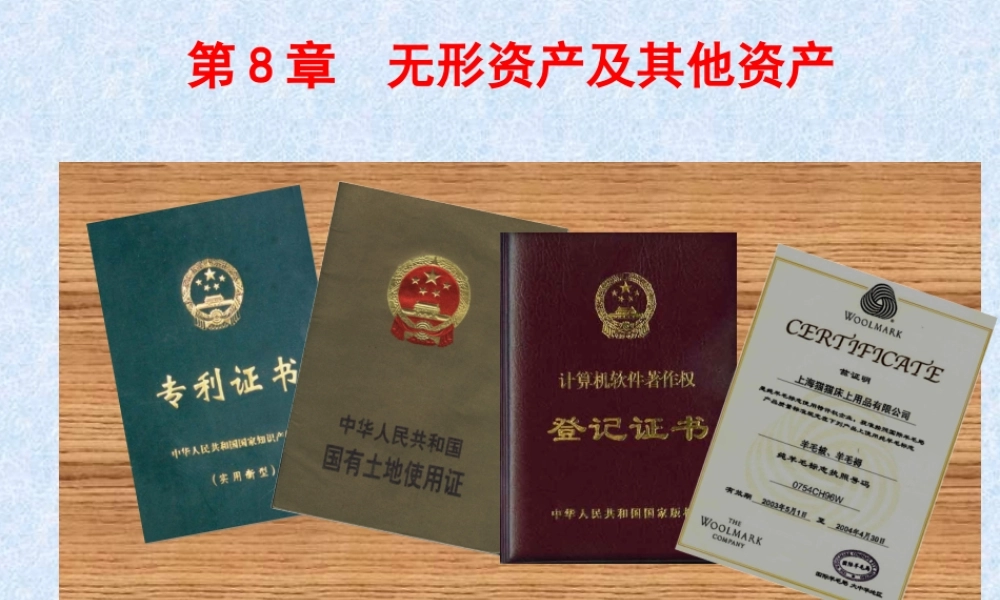 8第8章无形资产及其他资产.ppt