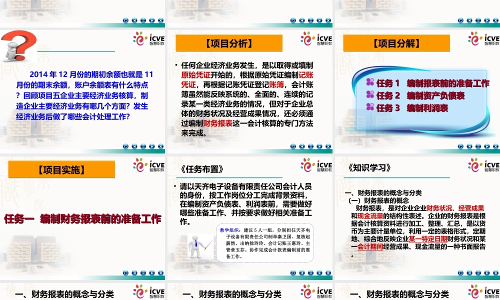 8项目8编制财务报表8.ppt