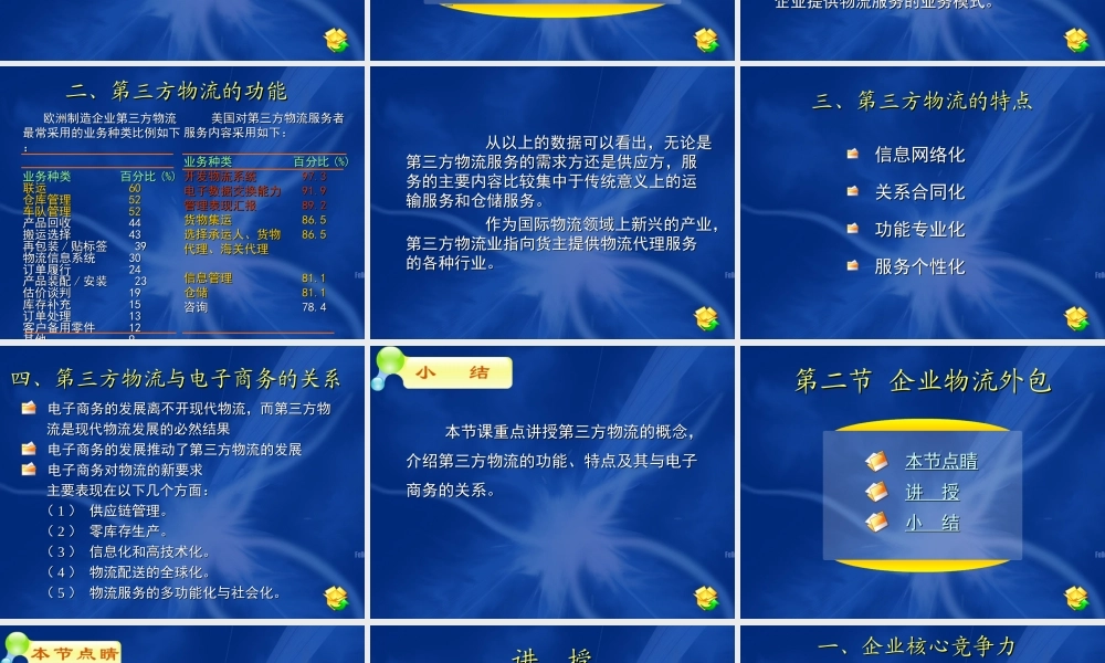 09第九章 企业物流外包和第三方物流.ppt