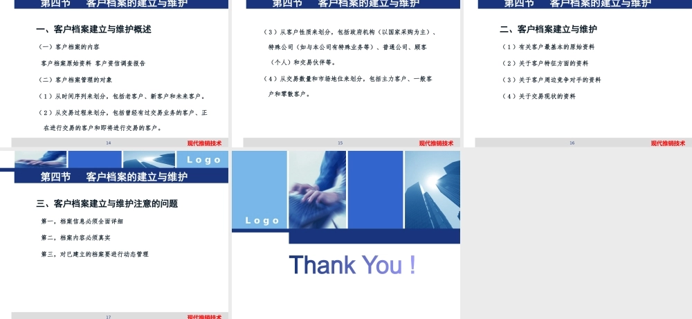 9、现代推销技术—第九章 顾客维系技术.pptx