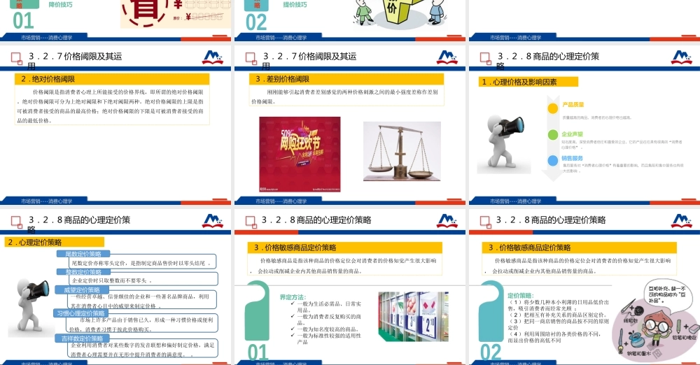 10-3.2 营销定价策略与消费心理.ppt