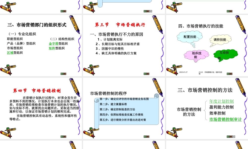 12 市场营销计划、组织、执行与控制.ppt