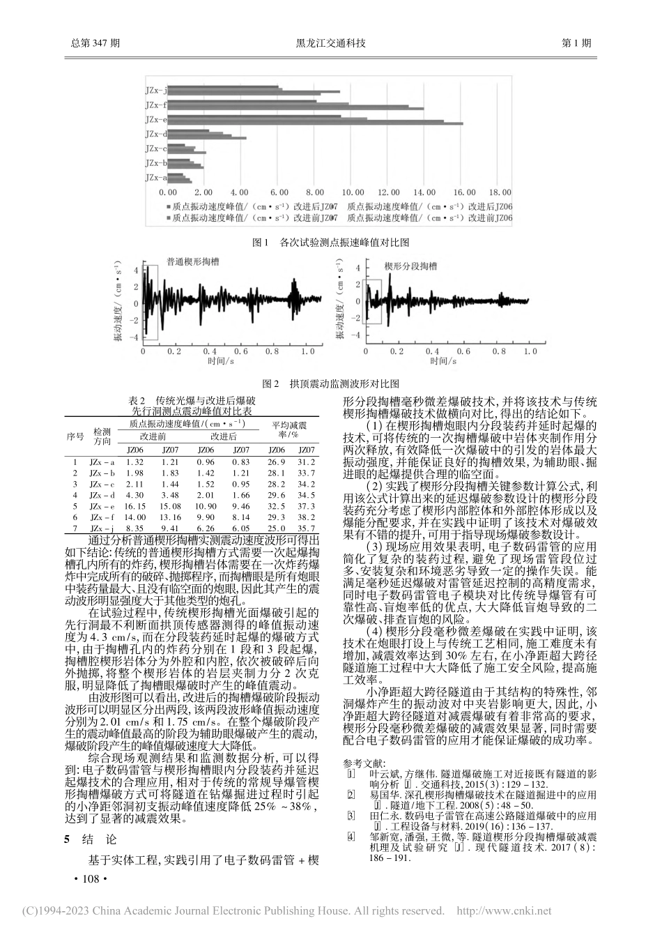 电子数码雷管与掏槽眼分段装...在小净距超大跨径隧道的应用_王亚雄.pdf_第3页