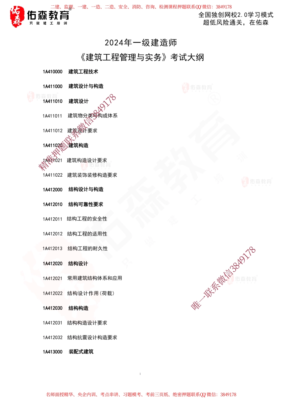 2024一建《建筑实务》考试大纲(1).pdf_第2页