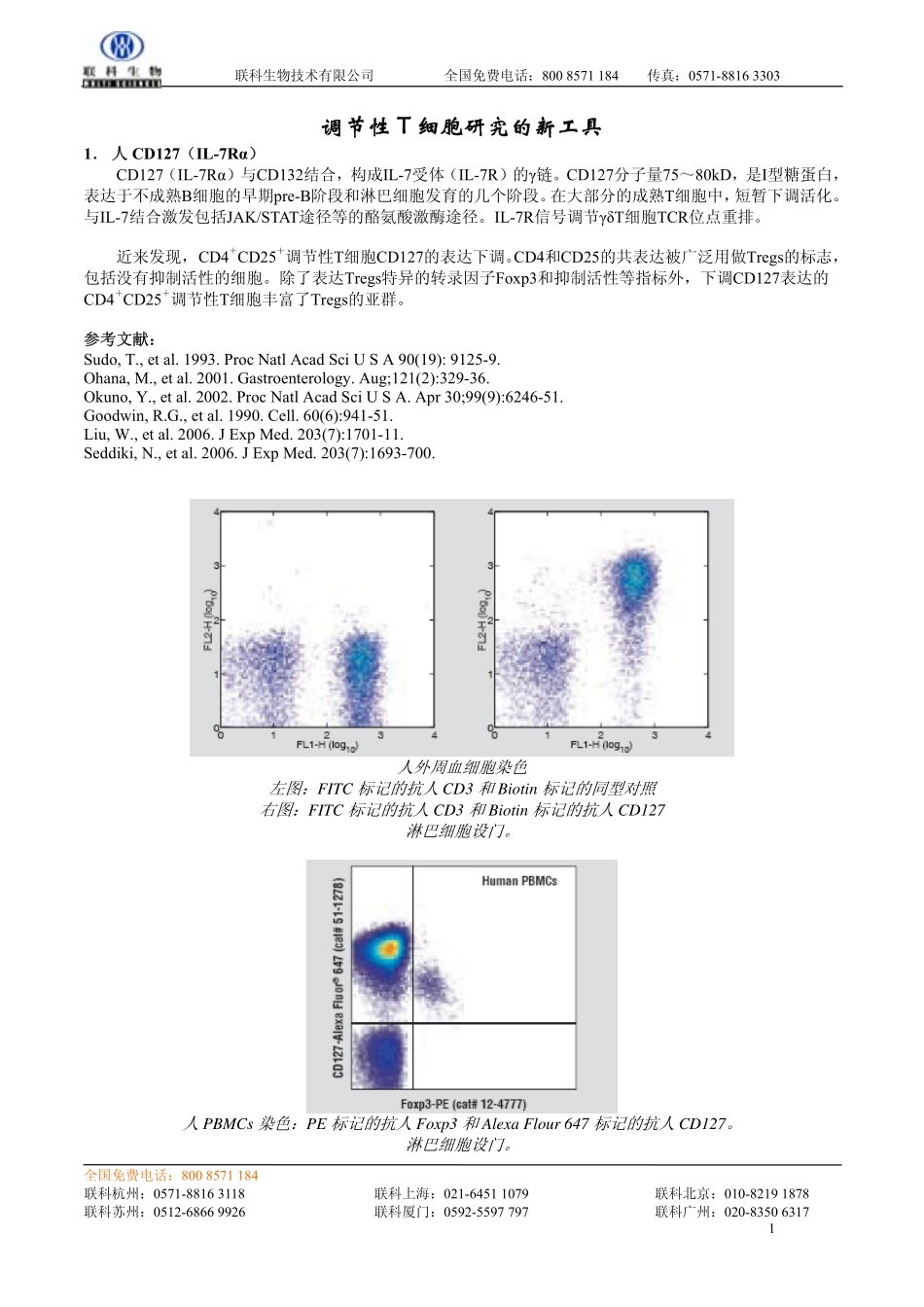 200782216535调节性T细胞标记.pdf_第1页
