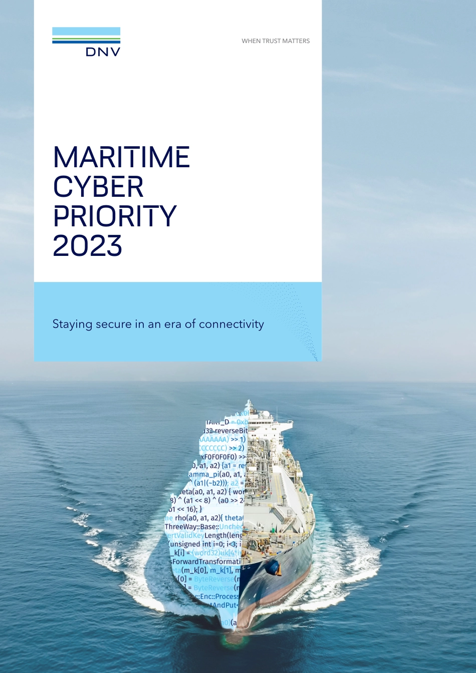 DNV-023年海事网络优先事项：在互联互通时代保持安全（英）-2023-25页-WN6.pdf_第1页