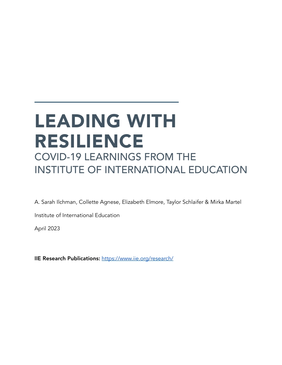 IIE-以韧性引领：新冠肺炎学习（英）-2023-WN5.pdf_第3页