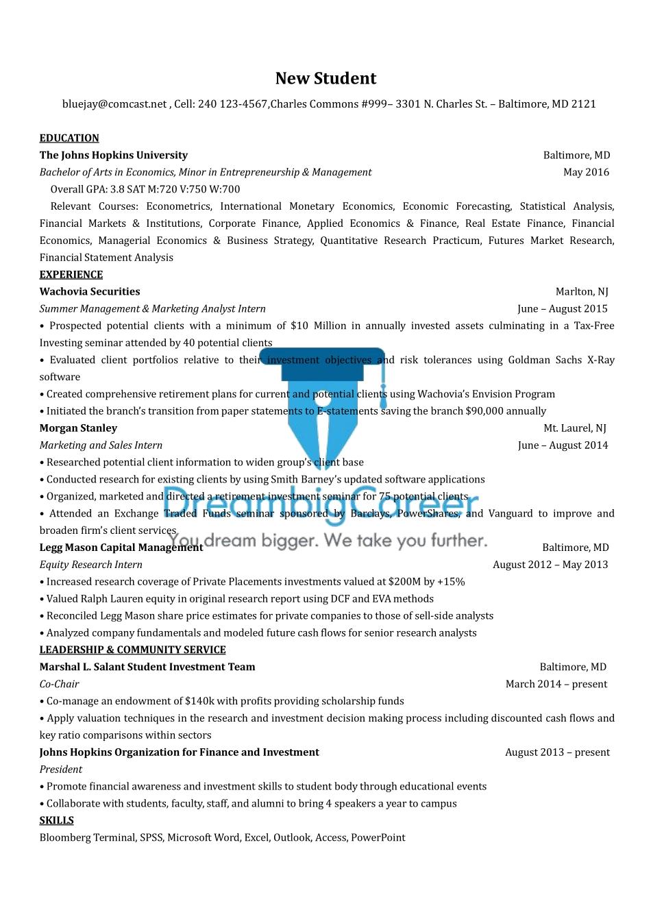 resume sample(finance4)(1).pdf_第1页