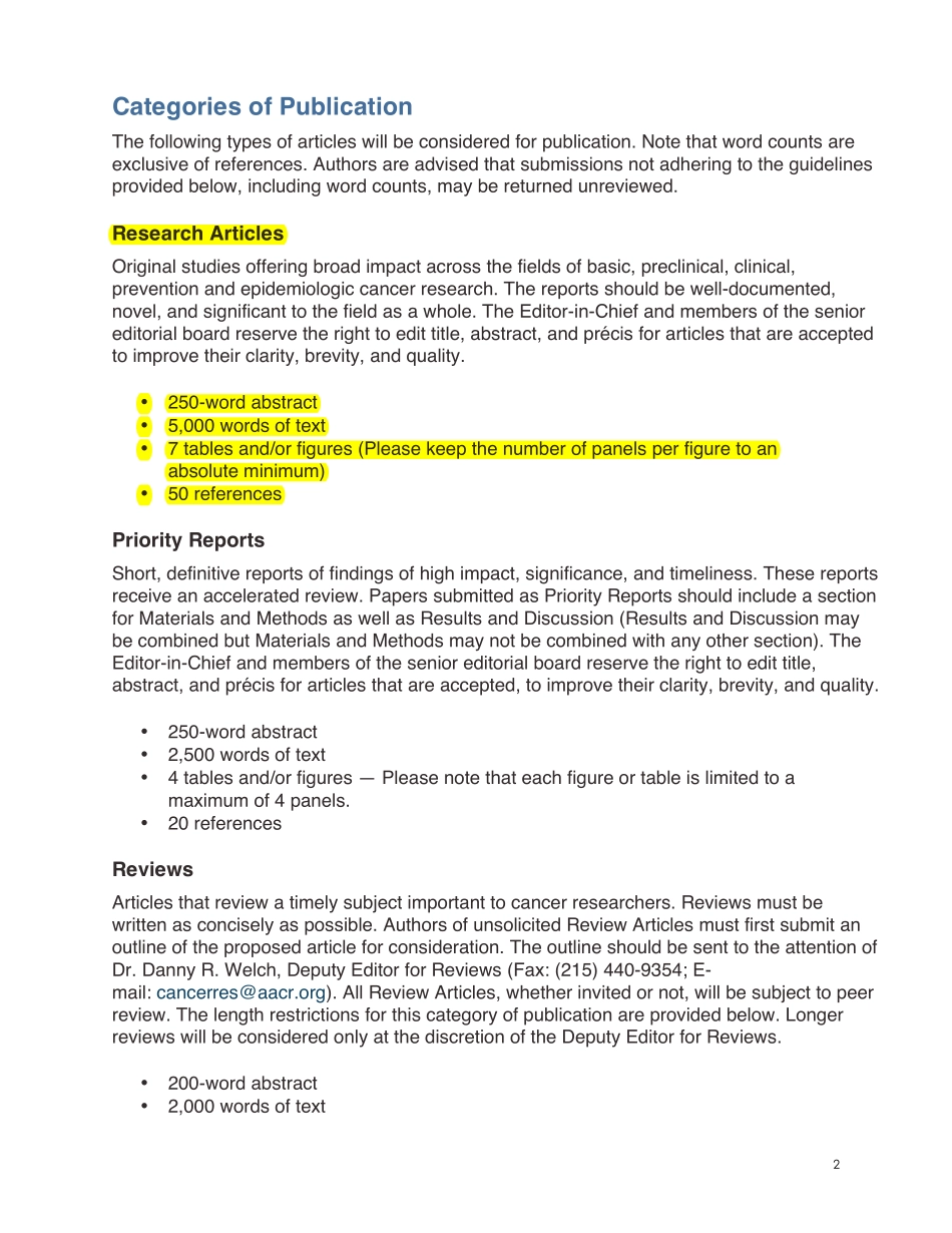 Can Res（AACR）-Instruction for Authors.pdf_第2页