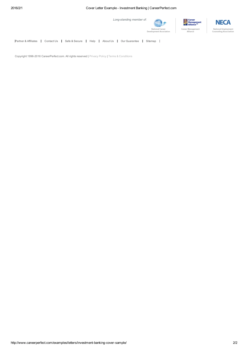 Cover Letter Example - Investment Banking _ CareerPerfect(1).pdf_第2页