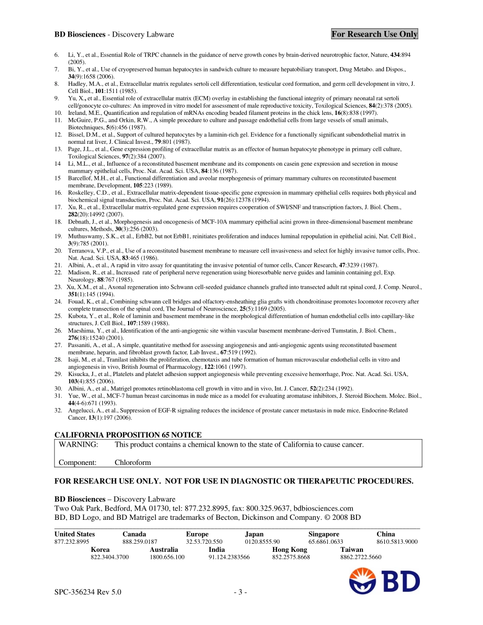 GUIDELINES FOR USE matrigel(1).pdf_第3页