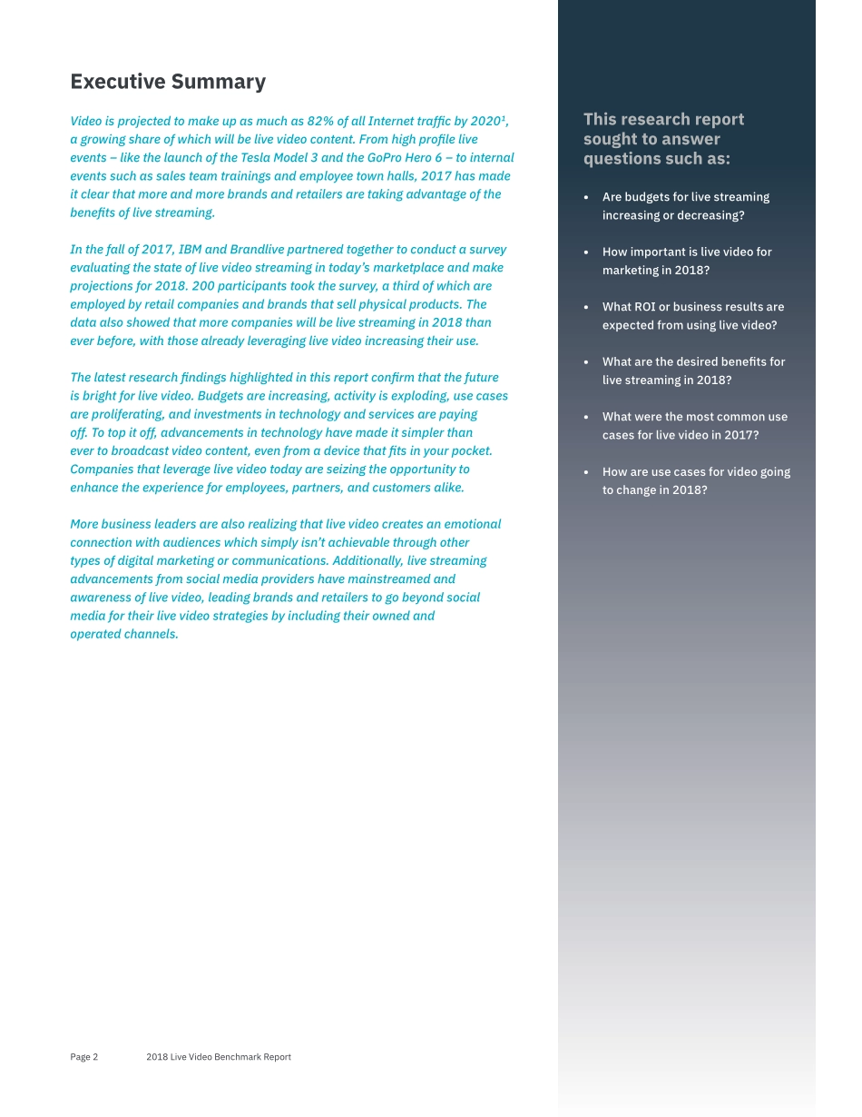 IBM：2018年直播视频流报告(英文版)(10页).pdf_第2页
