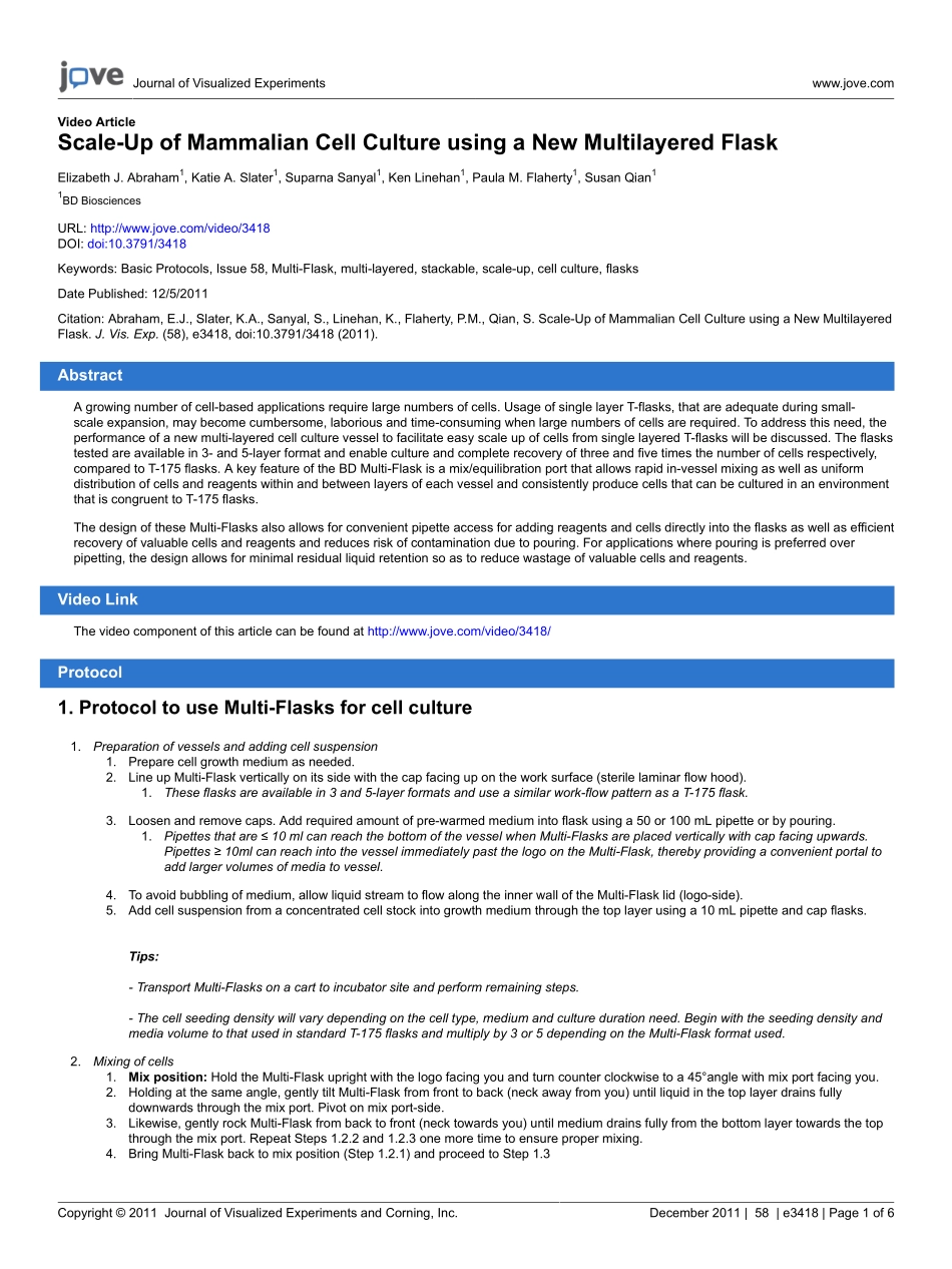 jove-protocol-3418-scale-up-.pdf_第1页
