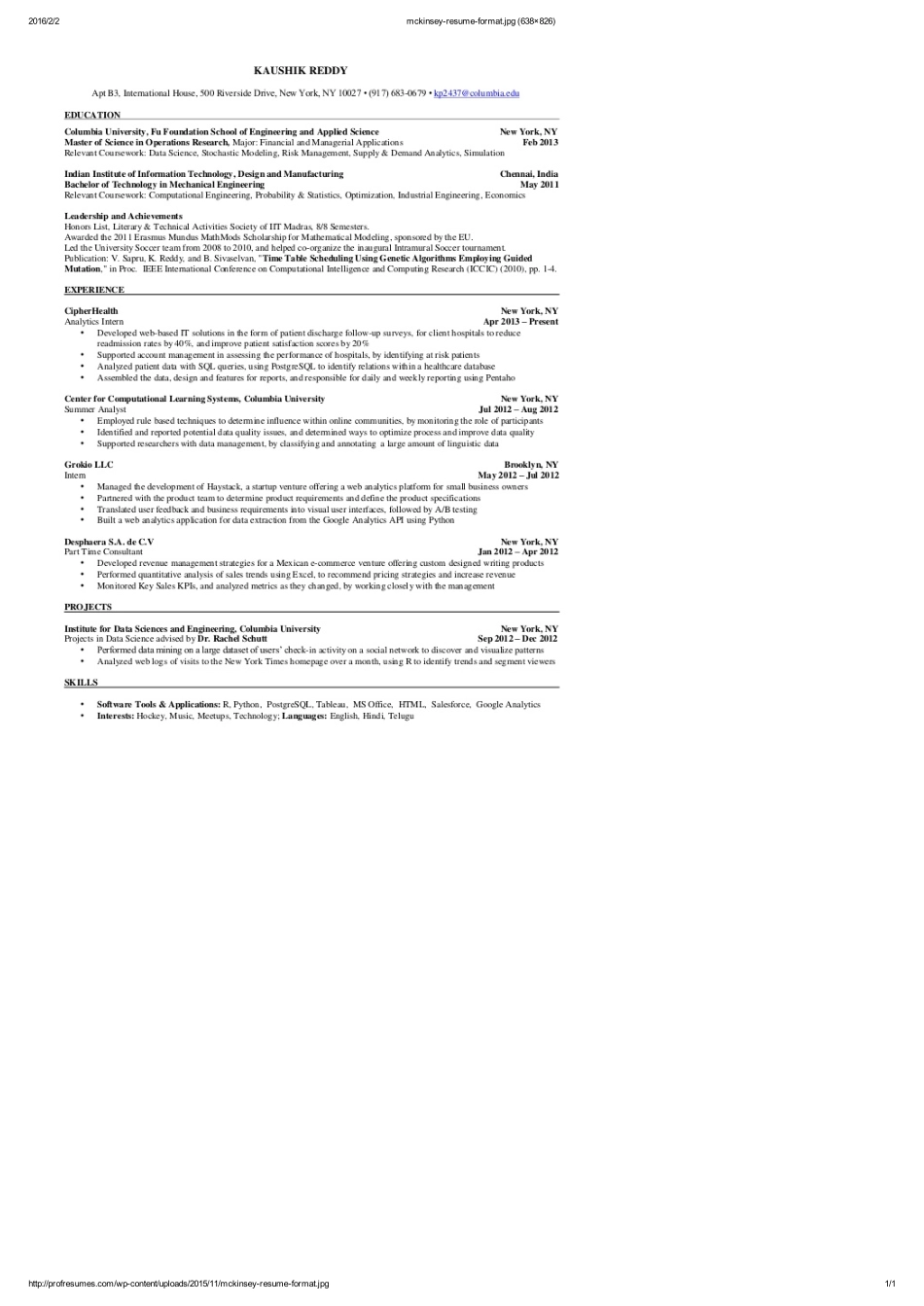 profresumes-mckinsey-resume-format(1).pdf_第1页
